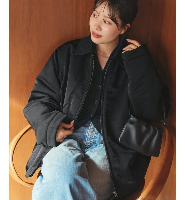 Plage「CALUX / キャラクス 別注 ZIP ブルゾン」|その他|ブラック