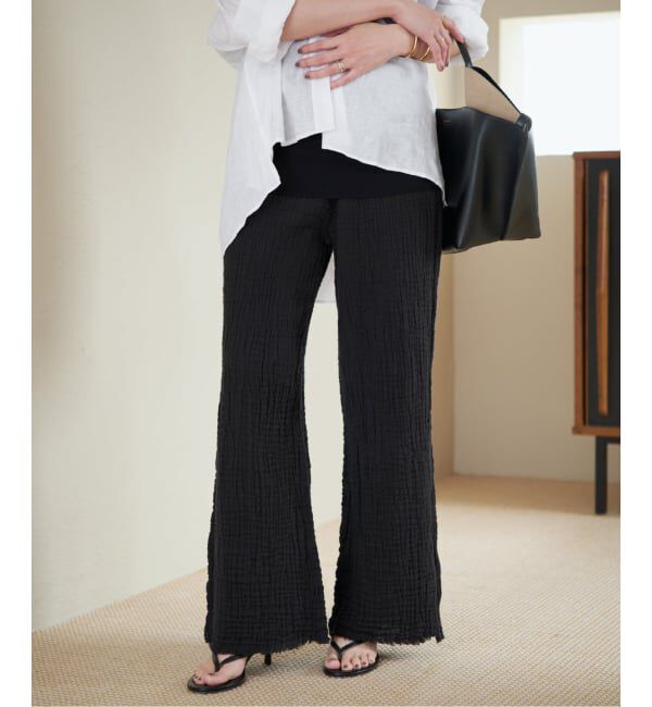 Plage「《予約》LES ATELIERS FRANCAIS DE CONFECTION 別注 DOUBLE パンツ」|その他|ブラック