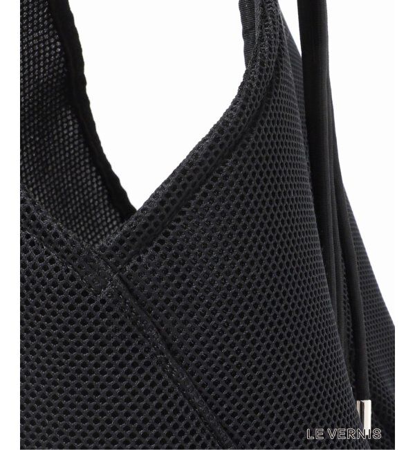 SLOBE IENA「《WEB限定/追加》LE VERNIS パラコードハンドルメッシュバック 235-211505」|ショルダー・メッセンジャー|