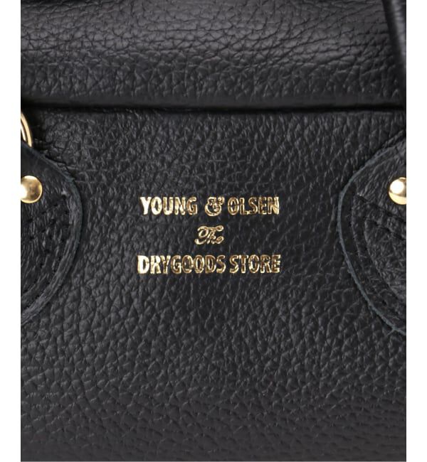 IENA「《WEB限定》YOUNG&OLSEN EMBOSSED LEATHER STUDENT S バッグ YO2601-GD005」|ボストンバッグ|