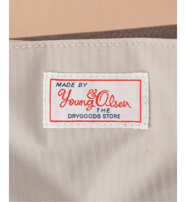 IENA「《WEB限定》YOUNG&OLSEN EMBOSSED LEATHER STUDENT S バッグ YO2601-GD005」|ボストンバッグ|