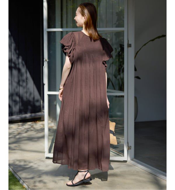 SLOBE IENA「《予約》バルーンスリーブワンピース」|ワンピース|