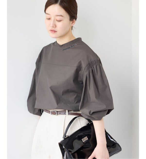 IENA「《予約》Why not エアリーブラウス」|シャツ・ブラウス|グレーA