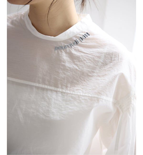 IENA「《予約》Why not エアリーブラウス」|シャツ・ブラウス|ホワイト