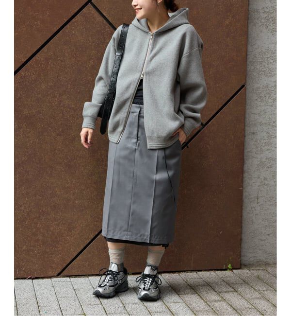 JOURNAL STANDARD「《追加2》ダブルニットフーディ」|カーディガン|