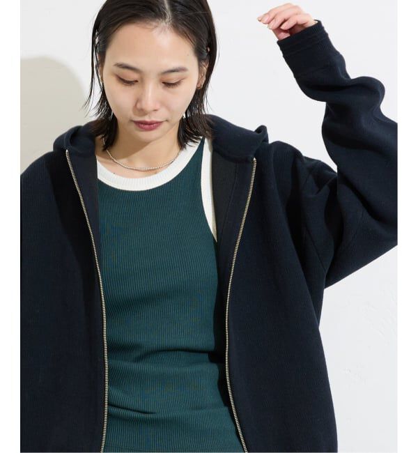 JOURNAL STANDARD「《追加2》ダブルニットフーディ」|カーディガン|