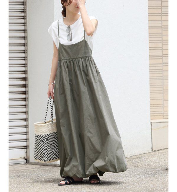 JOURNAL STANDARD relume「［2枚セット］フレンチスリーブT付きバルーンキャミワンピース」|ワンピース|