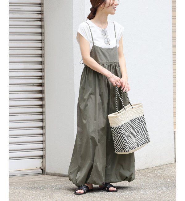 JOURNAL STANDARD relume「［2枚セット］フレンチスリーブT付きバルーンキャミワンピース」|ワンピース|グレー