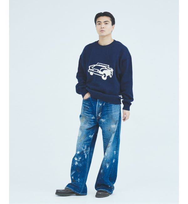 J.S.Homestead「Stead / ホビー インターシャ ニット」|ニット・セーター|