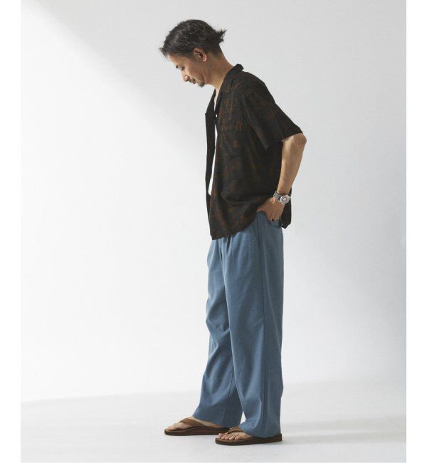 JOURNAL STANDARD relume「リネンブレンド 1タック &rdquo;レイジー&rdquo; パンツ」|スラックス|