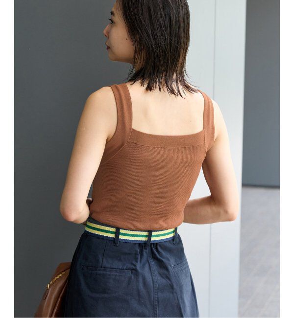 JOURNAL STANDARD「アメスリニットタンクトップ」|タンクトップ|ブラウン