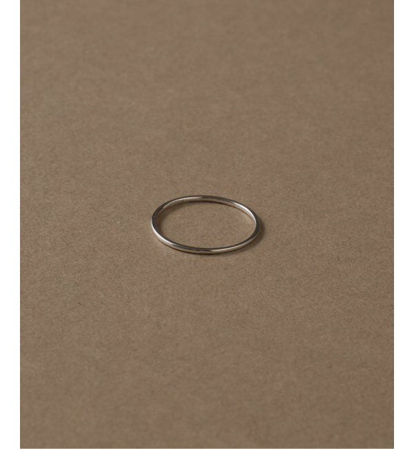 Lilas by Spick&Span「シンプルピンキーリングWG K10」|リング|シルバー