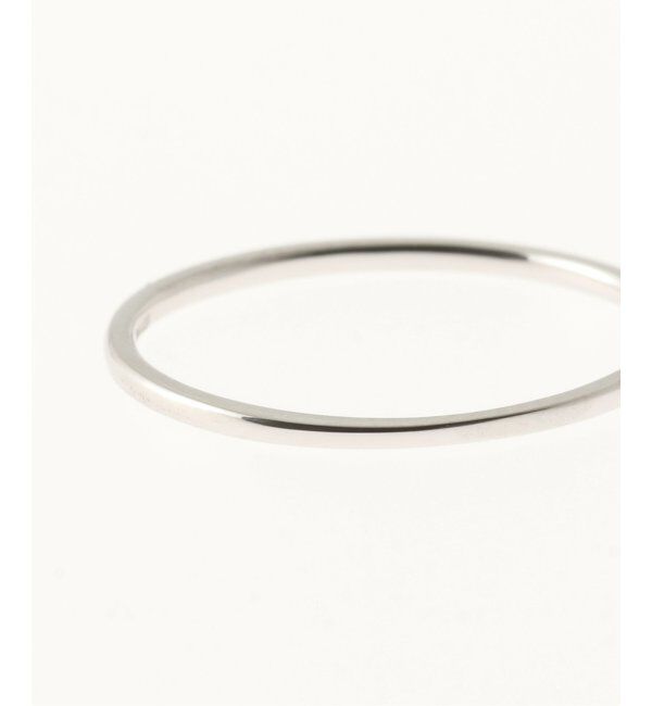 Lilas by Spick&Span「シンプルピンキーリングWG K10」|リング|