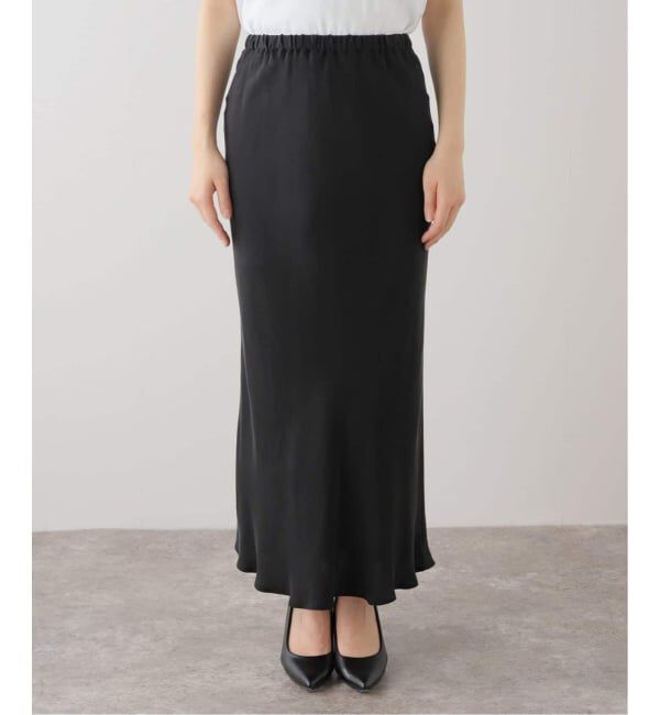 FRAMeWORK「≪追加≫シルキーキュプラバイアススカート」|スカート|