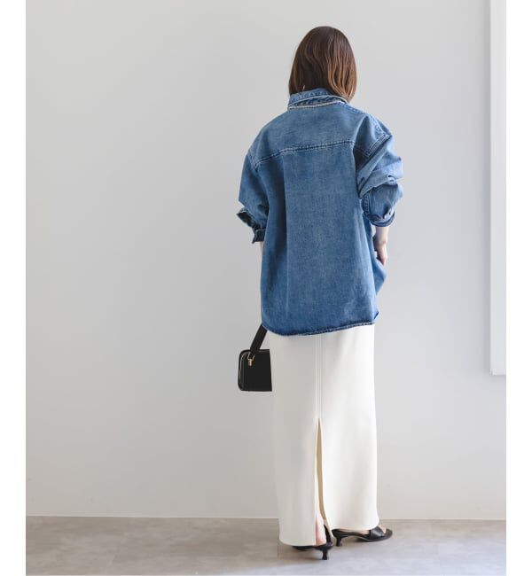 NOBLE「《追加》コンフォートジャージーライクタイトスカート 2」|スカート|