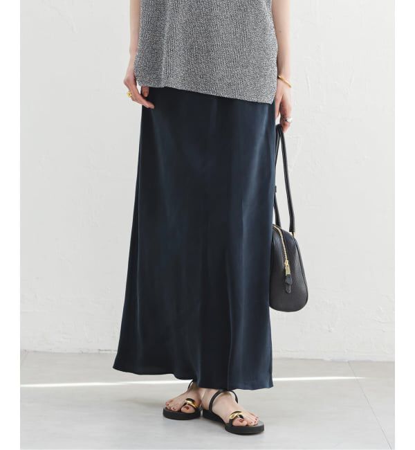 NOBLE「《追加2》キュプラナローAラインスカート」|スカート|