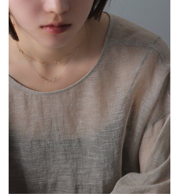 Lilas by Spick&Span「ミネラルパーツネックレス K10」|ネックレス|