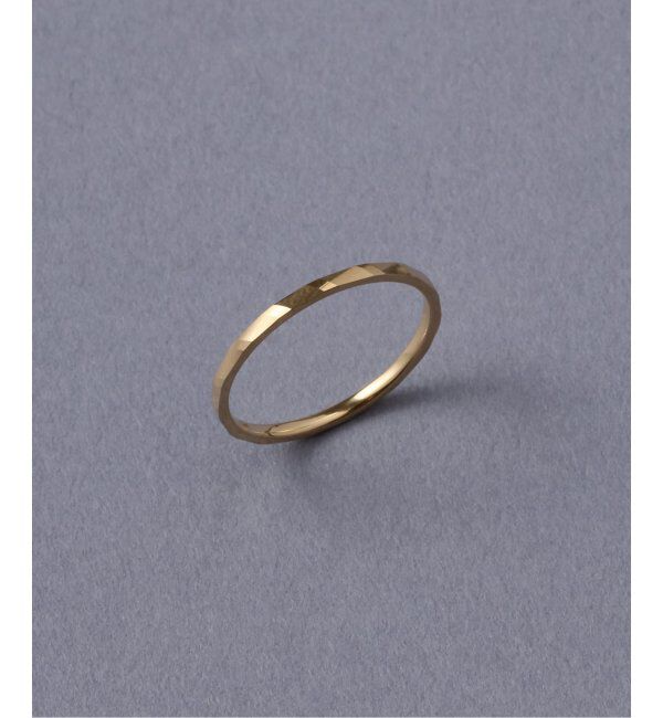 Lilas by Spick&Span「スロープラインピンキーリング K10」|リング|