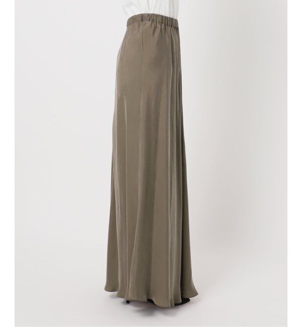 Spick and Span「《追加》ウォッシャブルキュプラフレアスカート」|スカート|