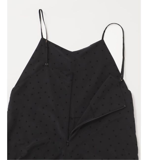 Spick and Span「《WEB限定》フロッキードットキャミサロペット」|オールインワン|