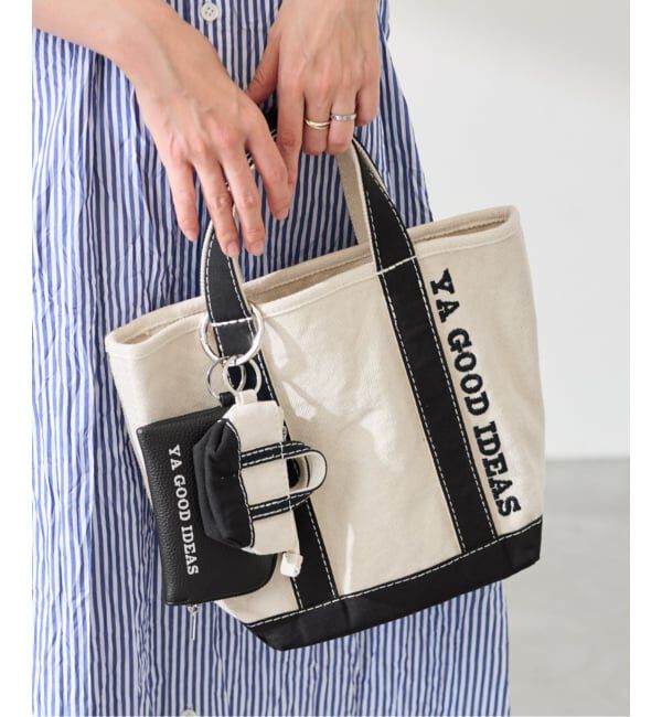 FRAMeWORK「≪追加予約≫YA GOOD IDEAS YA BIG&MINI トート S（キャンバス）」|トートバッグ|ブラック