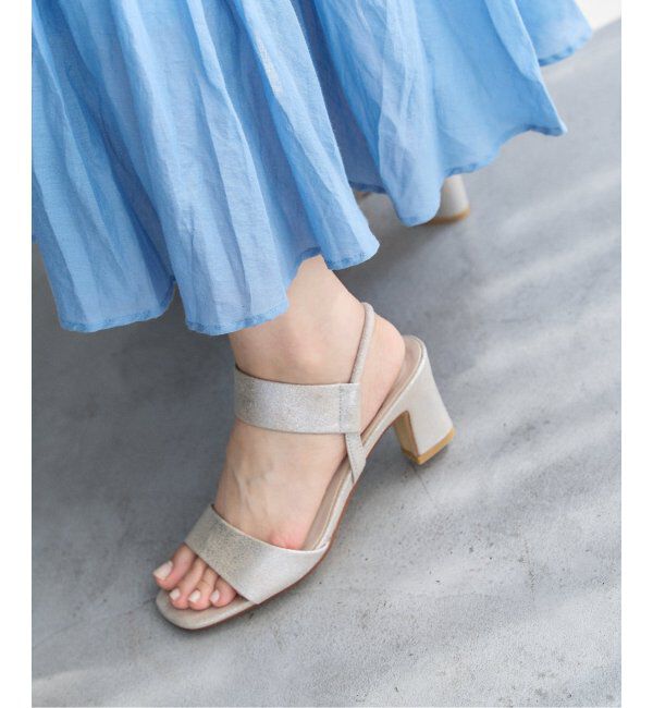  「《追加》6cmゴムストラップサンダル」|サンダル|