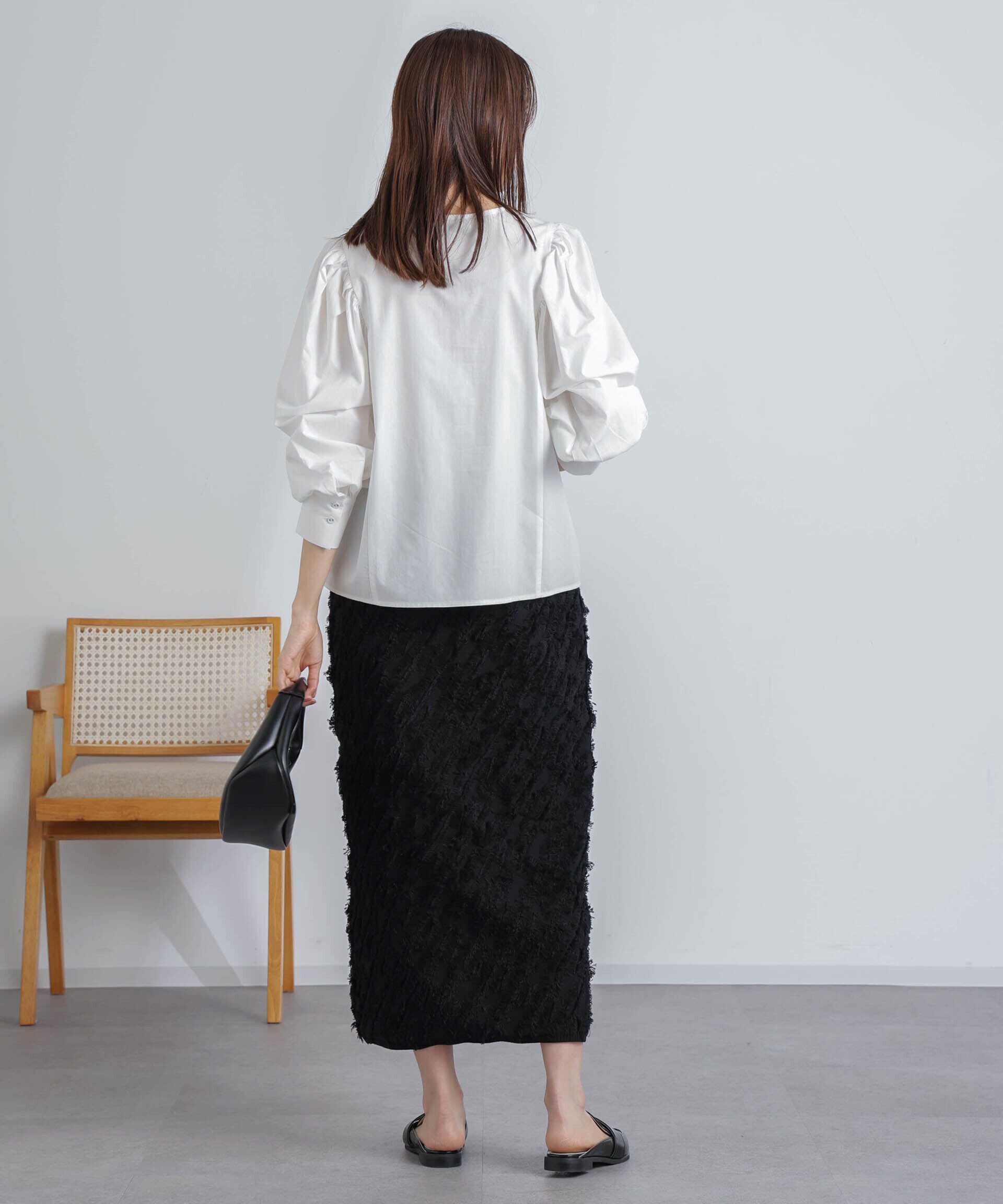 nano･universe「フリンジニットスカート(セットアップ可)」|スカート|