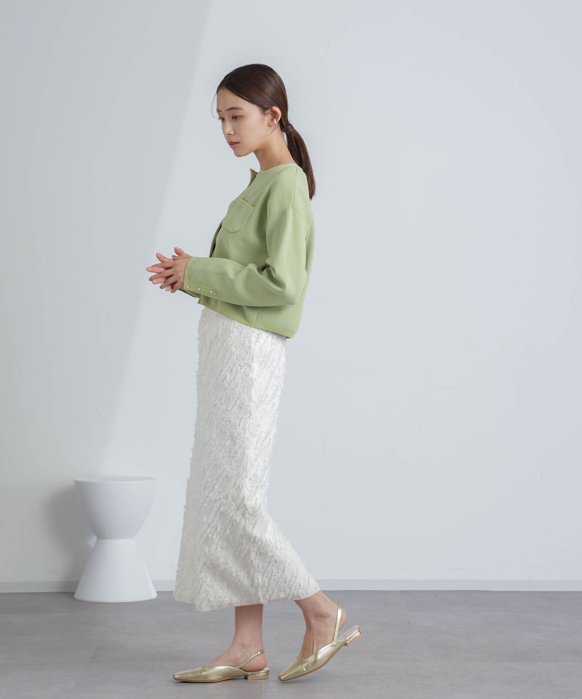 nano･universe「フリンジニットスカート(セットアップ可)」|スカート|