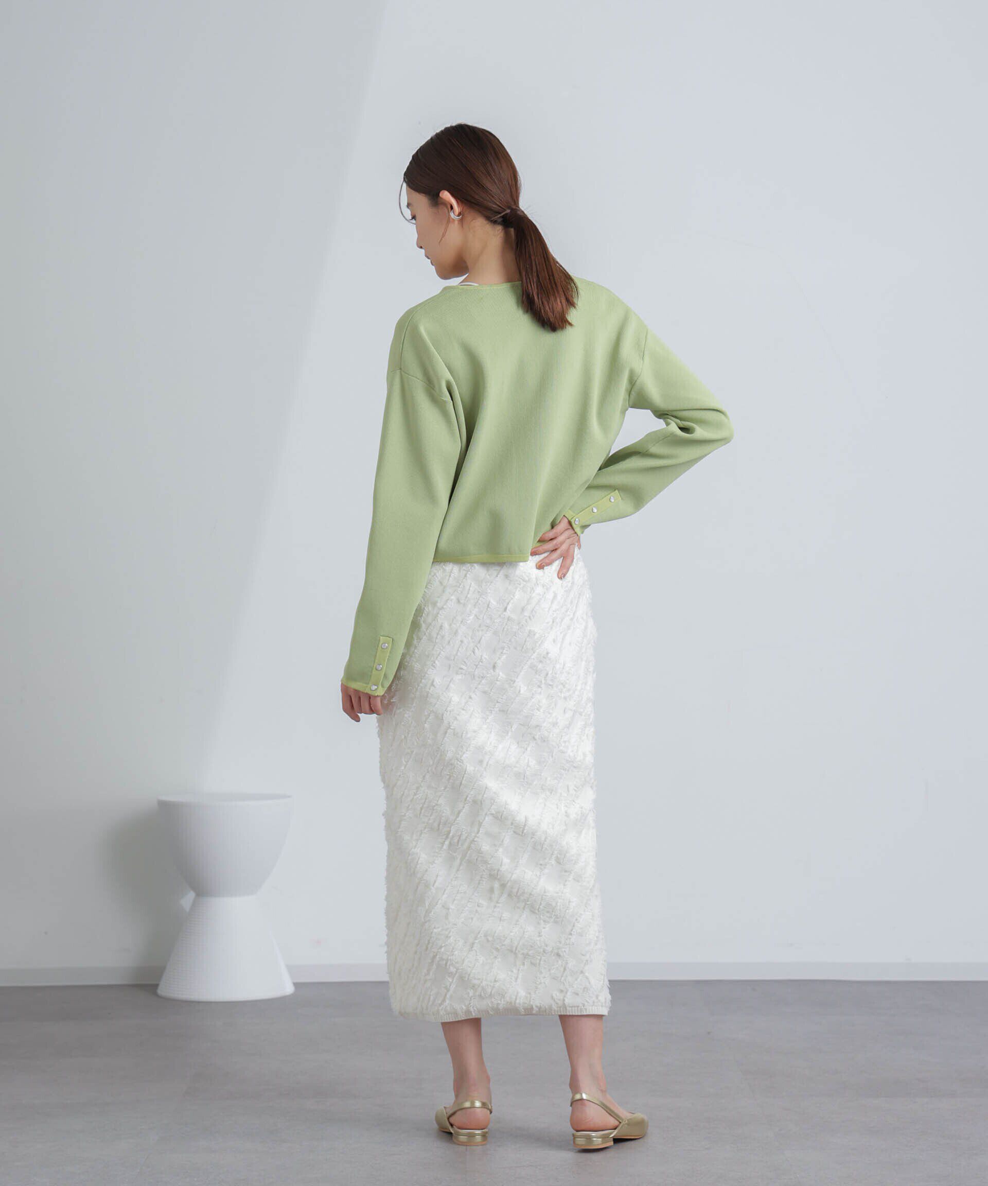 nano･universe「フリンジニットスカート(セットアップ可)」|スカート|