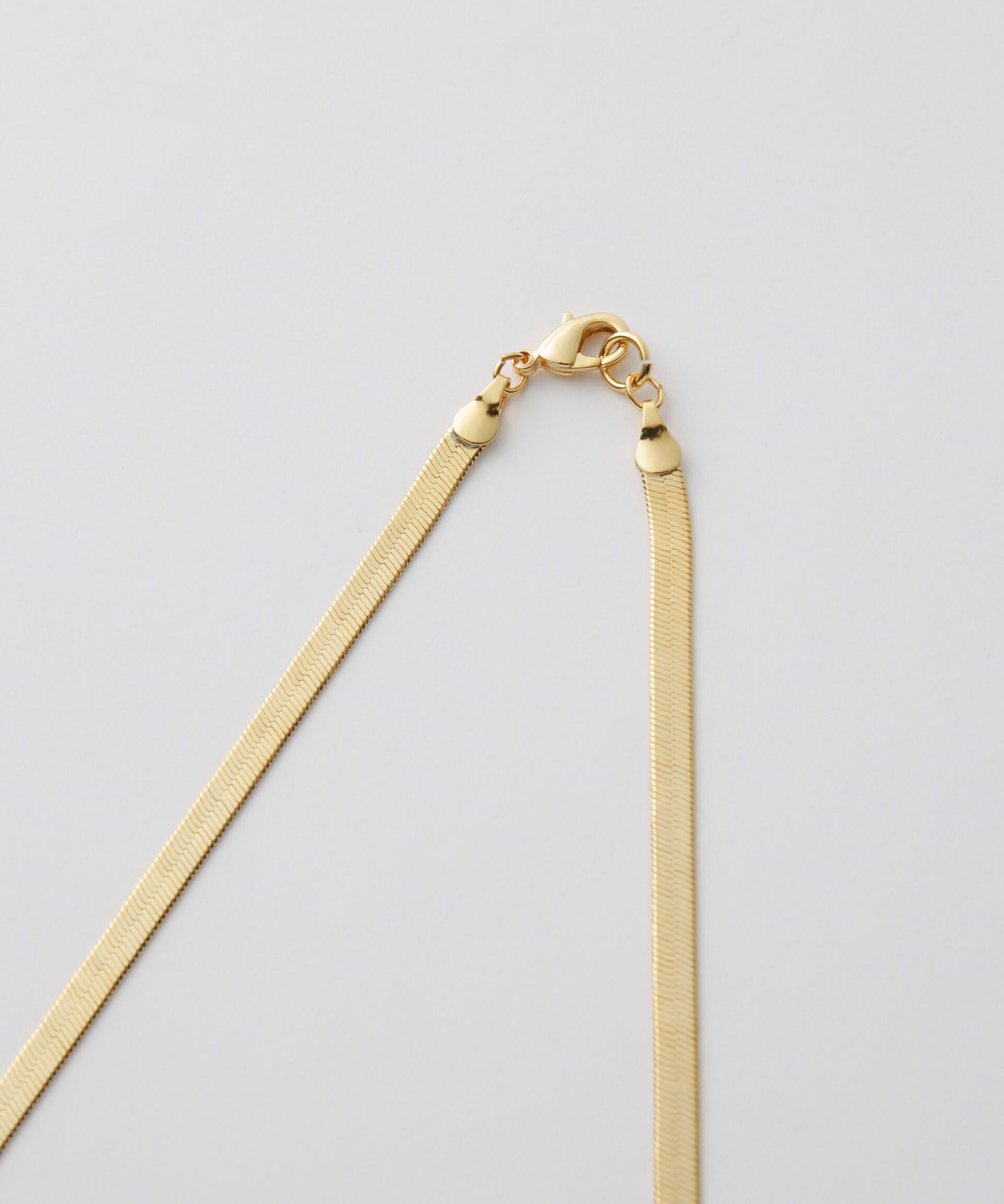 nano･universe「スネークチェーンショートネックレス」|ネックレス|