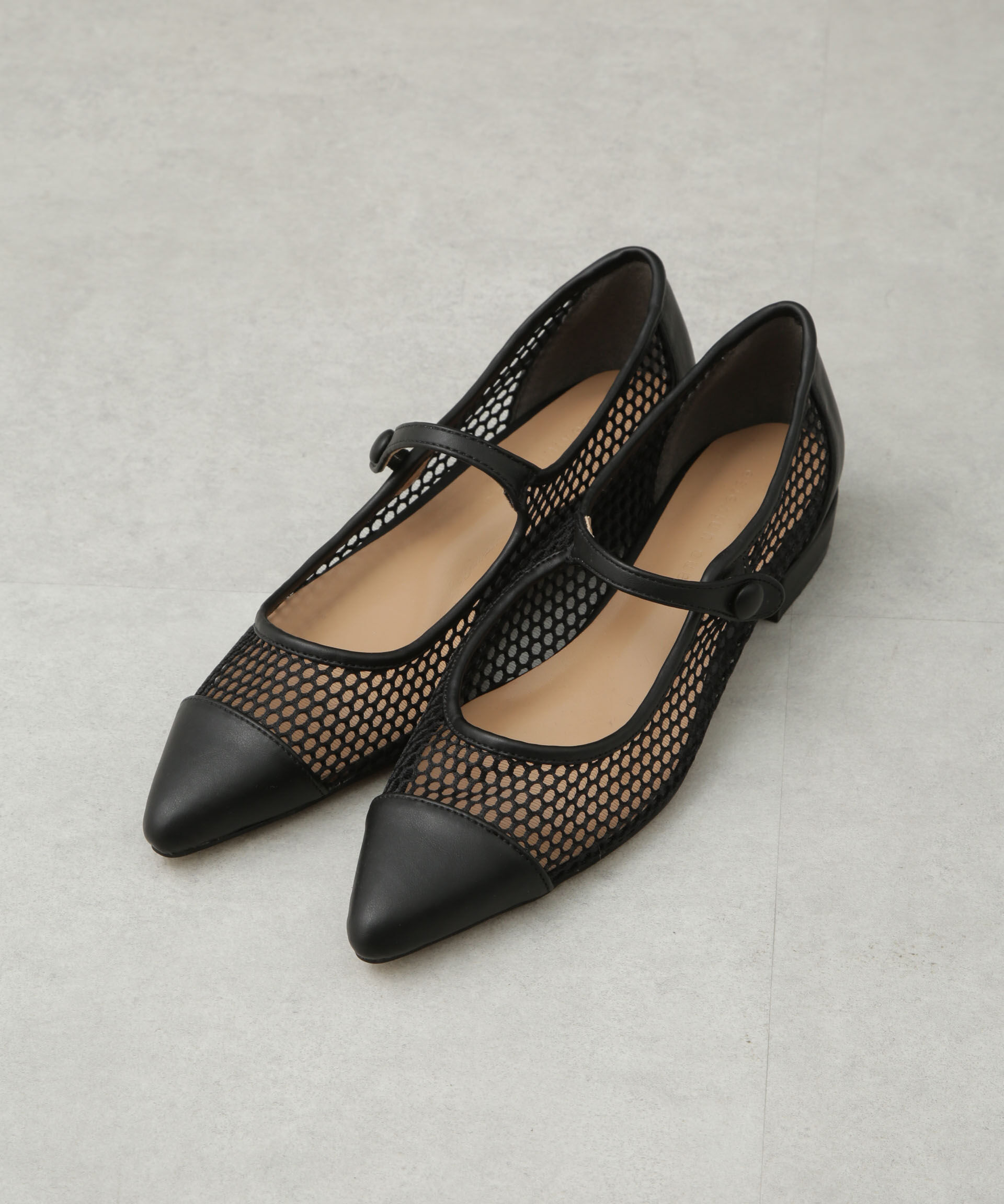 nano･universe「メッシュフラットパンプス」|ビジネス・ドレスシューズ|