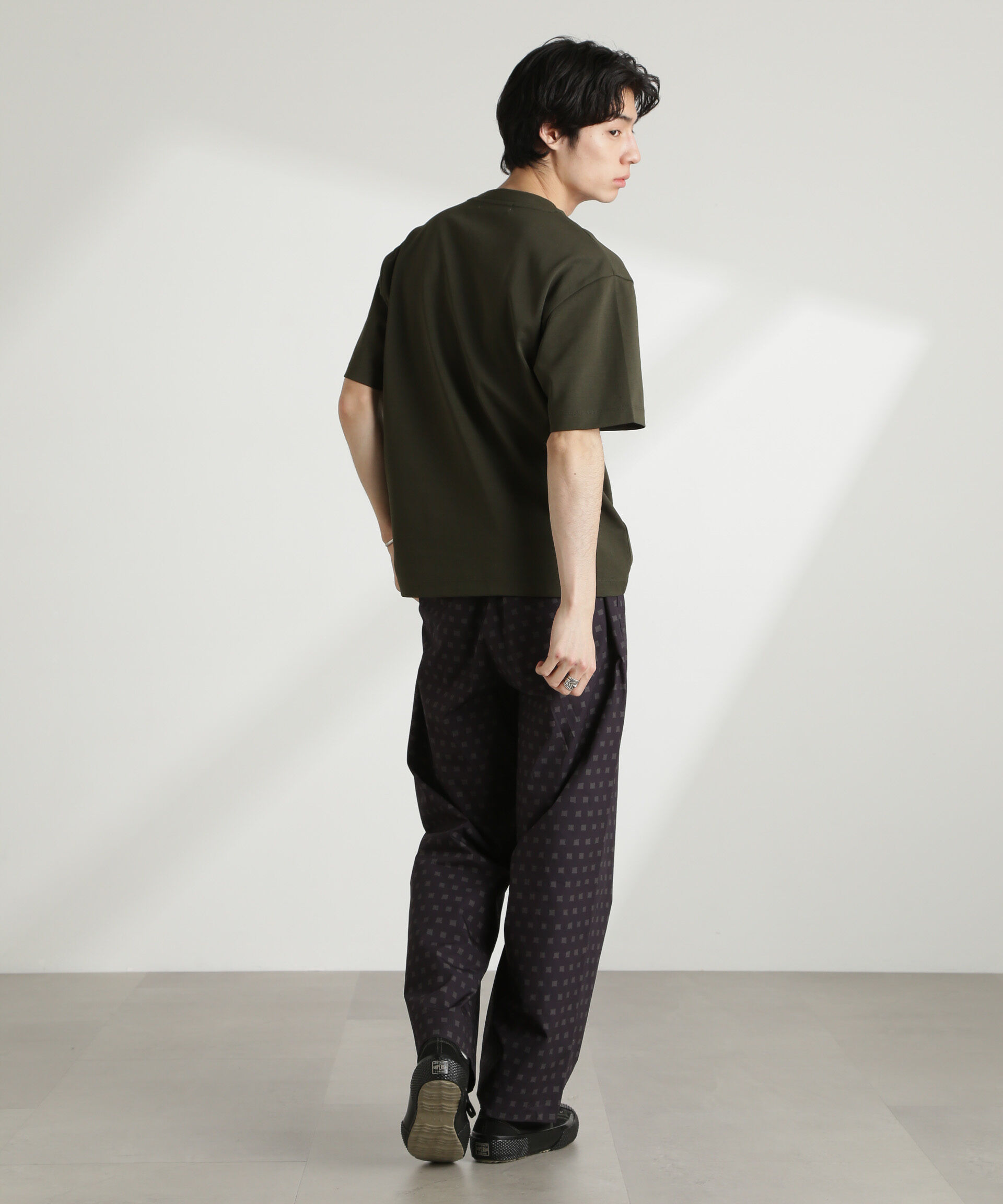 nano･universe「オリジナルパターンイージーパンツ」|チノ|