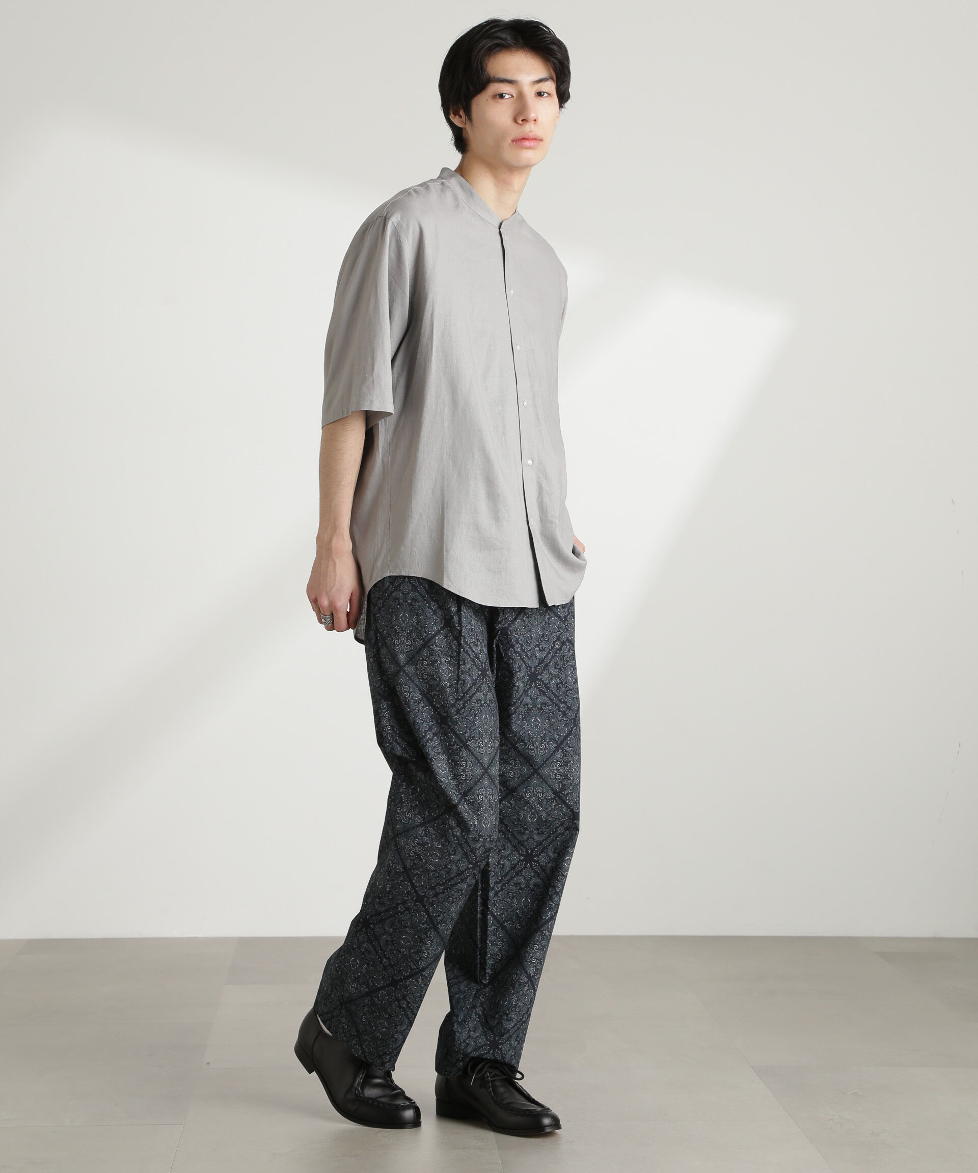 nano･universe「オリジナルパターンイージーパンツ」|チノ|