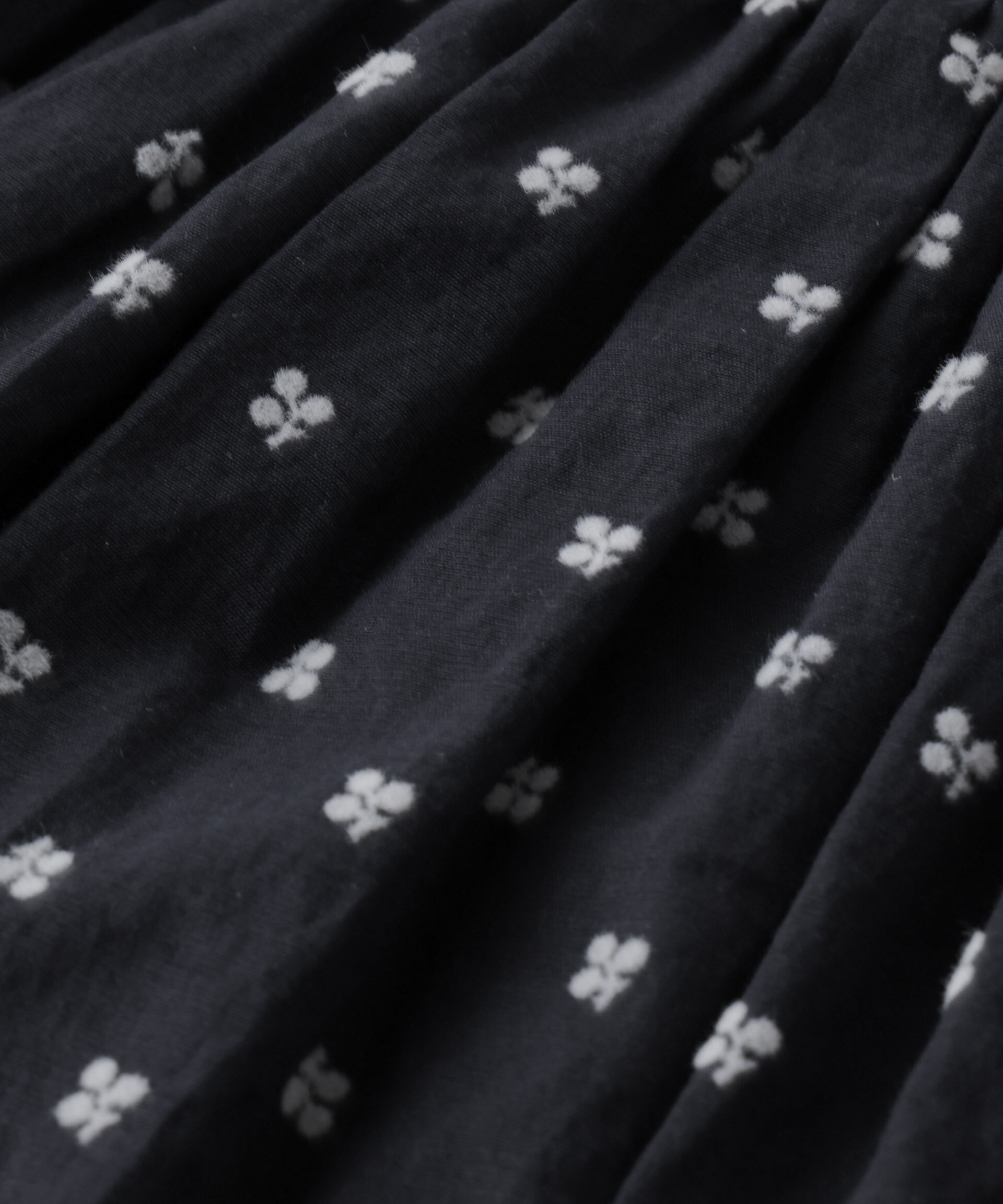 nano･universe「made in india コットンフロッキーフラワーブラウス」|シャツ・ブラウス|