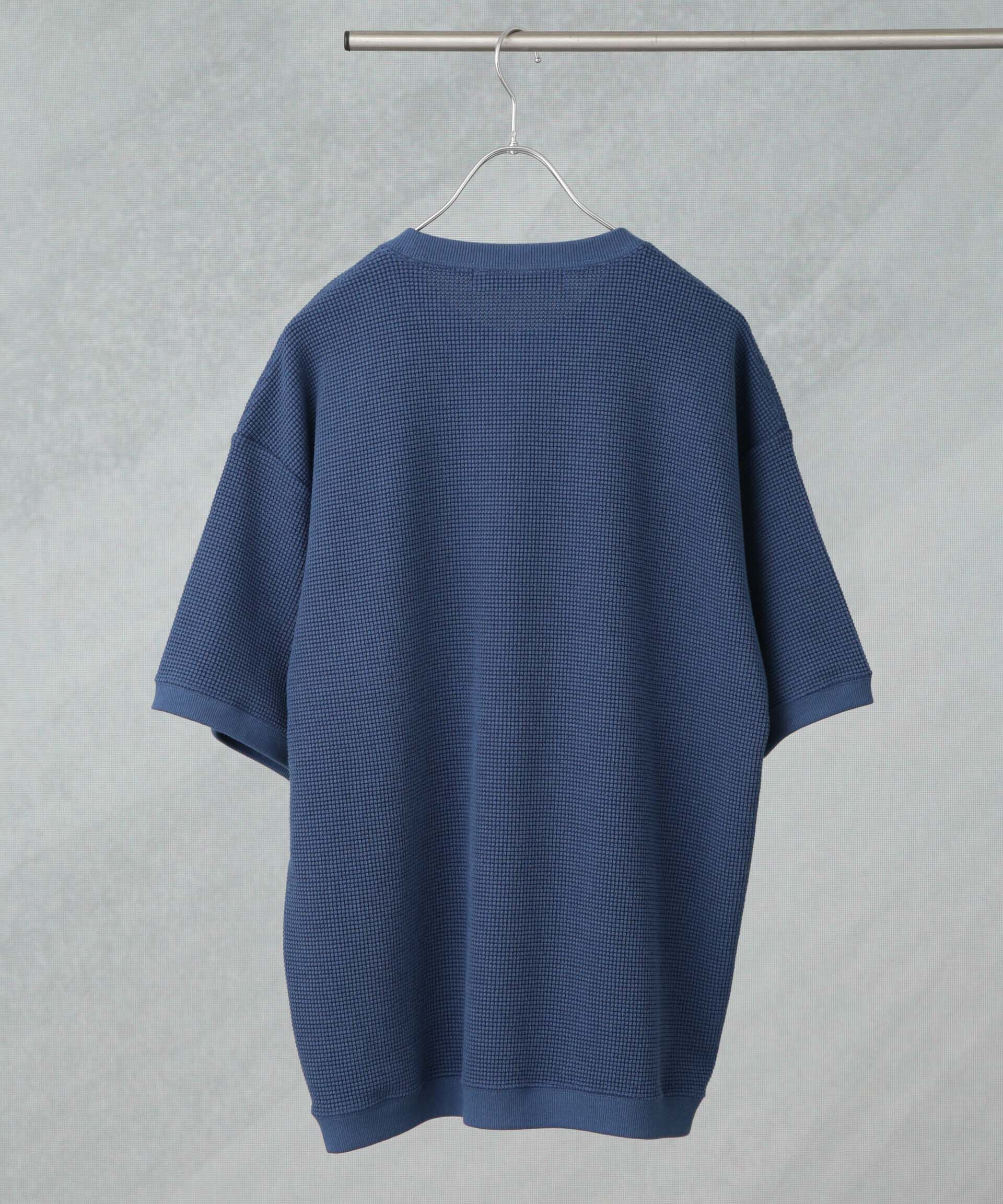 nano･universe「テックワッフルクルーネックTシャツ 半袖」|Tシャツ・カットソー|