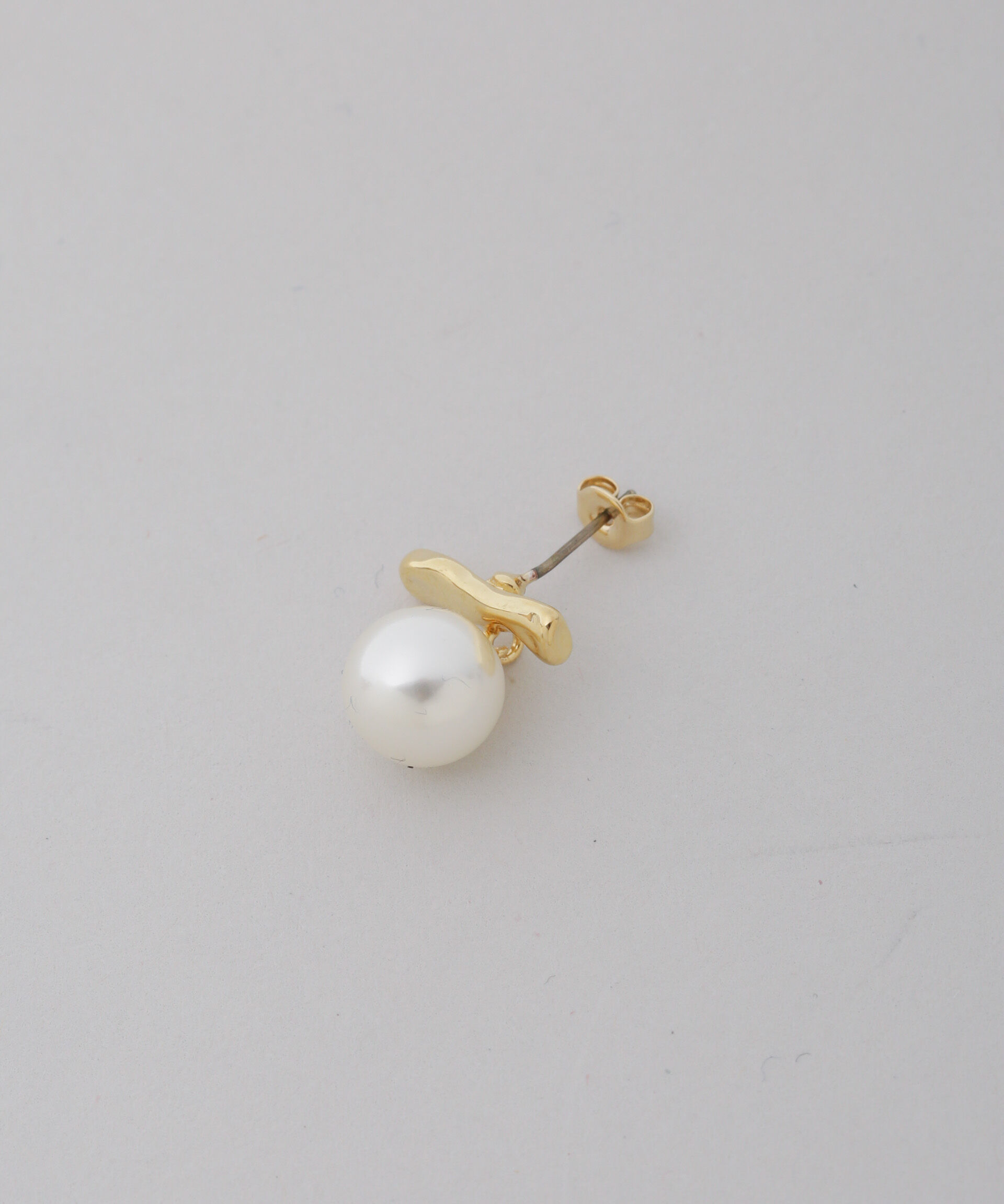 nano･universe「バー&イミテーションパールピアス」|ピアス|