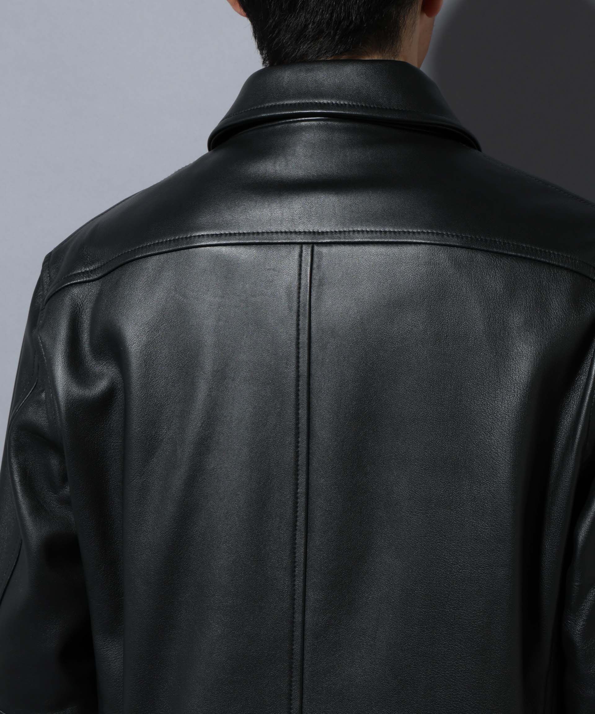 nano･universe「ラムナッパレザーライダースジャケット」|ライダースジャケット|