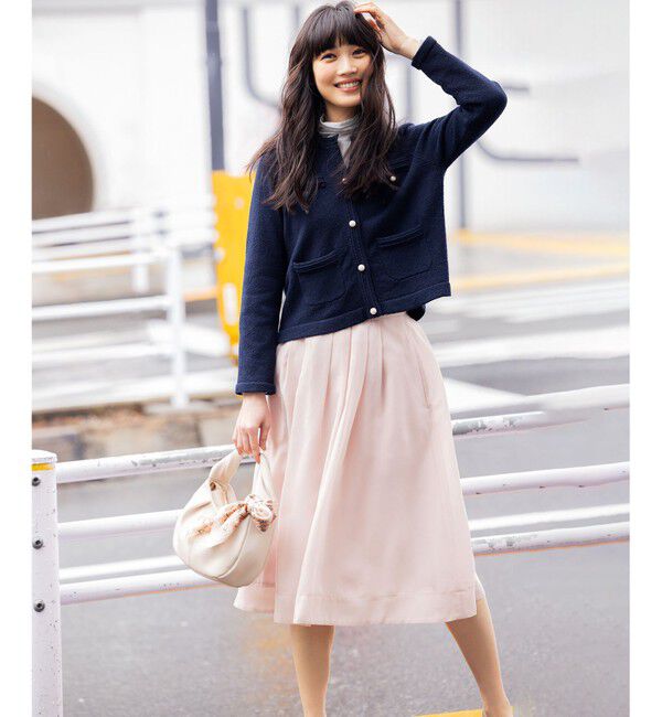 組曲「ミニブークレーツイードニットジャケット」|テーラードジャケット|