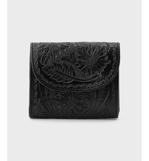 Carving Tribes「Stand wallet3」|財布|ブラック