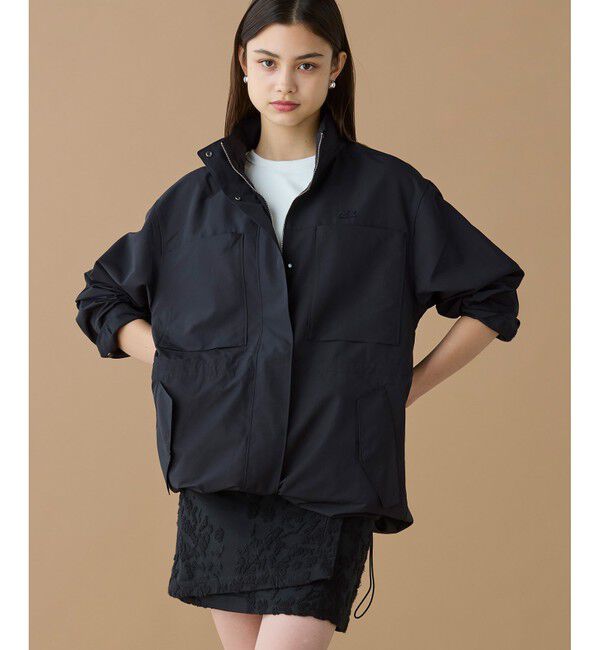 LACOSTE「撥水 ウエストドローコード ユーティリティマウンテンパーカー / フード収納可」|その他|