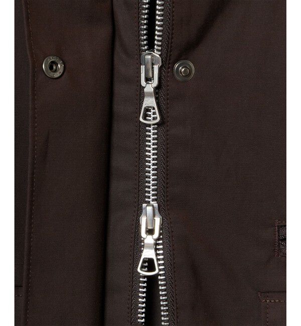 LACOSTE「コーデュロイカラーショート丈 ジップアップブルゾン」|ブルゾン・スタジャン|