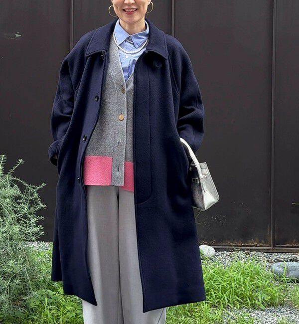 NOLLEY'S「NMPバルマカーンコート」|その他|ネイビー