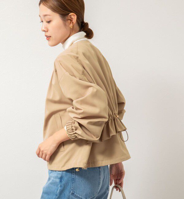 NOLLEY'S「ウォッシャブルジップアップブルゾン」|ブルゾン・スタジャン|