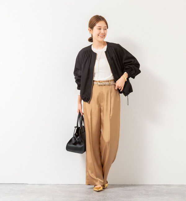 NOLLEY'S「ウォッシャブルジップアップブルゾン」|ブルゾン・スタジャン|