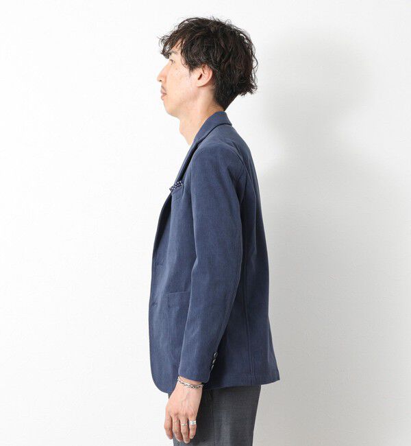 NOLLEY'S goodman「《ビジカジ/セットアップ対応》トリコットコーデュロイ ストレッチ イージーJK 25AW」|テーラードジャケット|