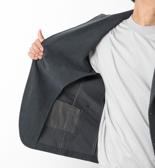 NOLLEY'S goodman「《ビジカジ/セットアップ対応》トリコットコーデュロイ ストレッチ イージーJK 25AW」|テーラードジャケット|