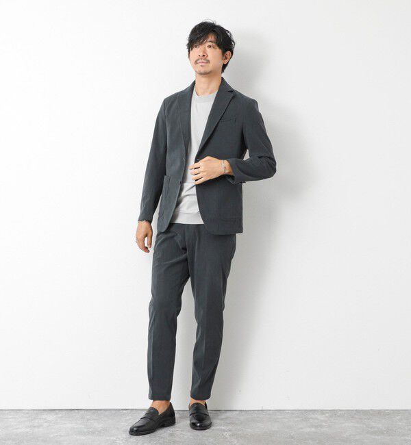 NOLLEY'S goodman「《ビジカジ/セットアップ対応》トリコットコーデュロイ ストレッチ イージーJK 25AW」|テーラードジャケット|