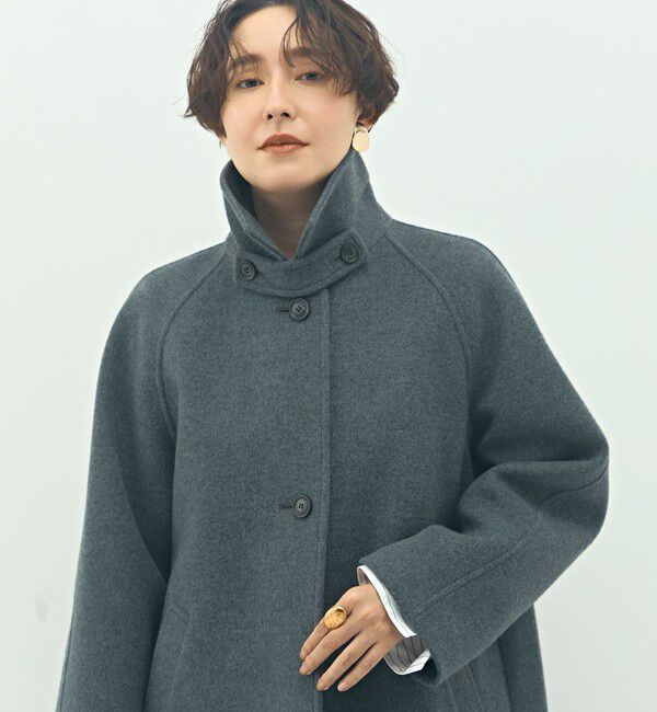 NOLLEY'S sophi「ステンカラー2WAYハーフコート」|ステンカラーコート|