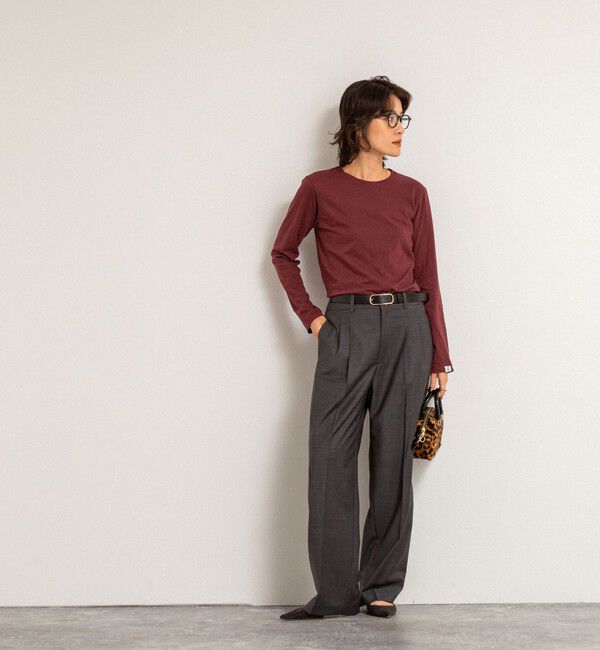 MAQWEL「【MAQWEL/マクウェル】MARUDOロングスリーブTee」|Tシャツ・カットソー|