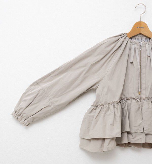 NOLLEY'S「【MARILYN MOON/マリリーンムーン】スパイラルタフタラッフルブルゾン」|ブルゾン・スタジャン|